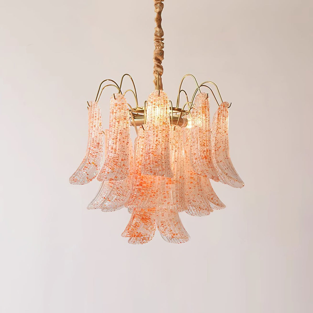 Colorful Murano-Style Glass Chandelier