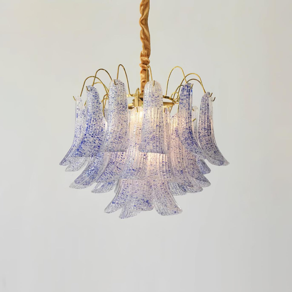 Colorful Murano-Style Glass Chandelier