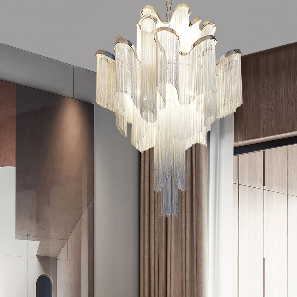 Stream Chain Chandelier