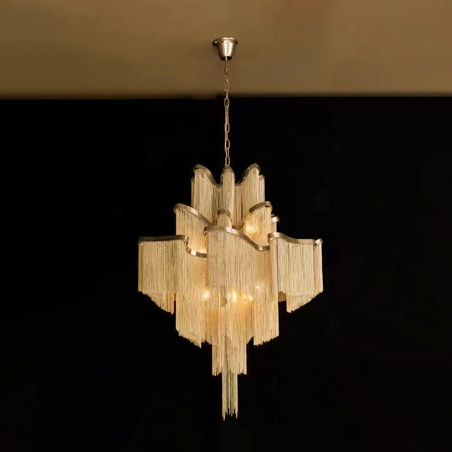 Stream Chain Chandelier