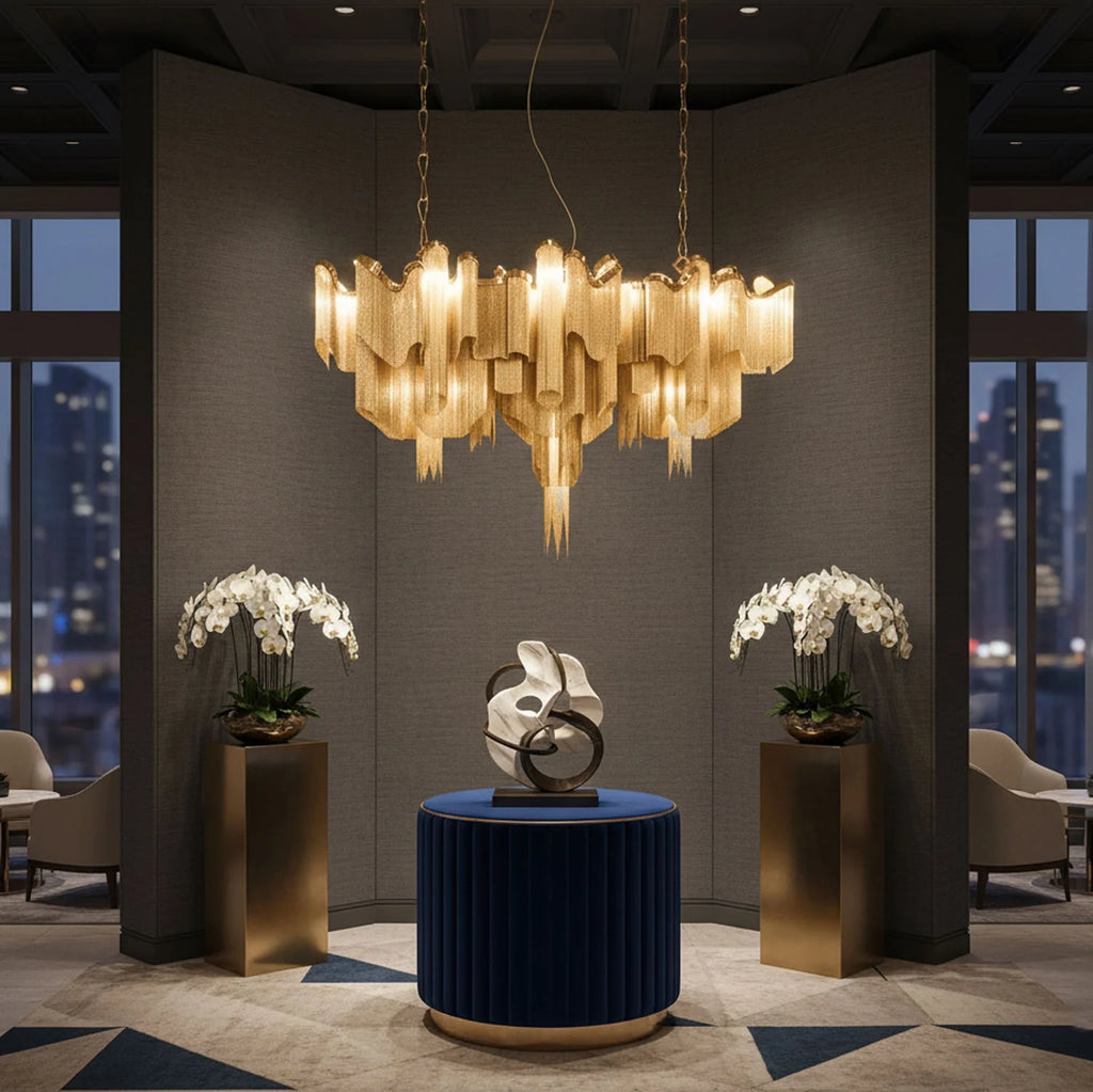 Stream Chain Chandelier