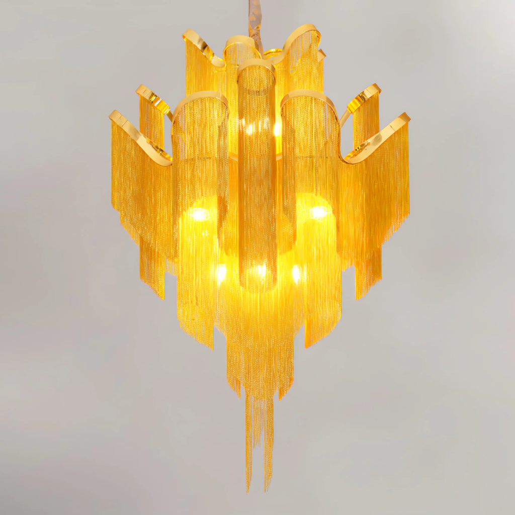 Stream Chain Chandelier