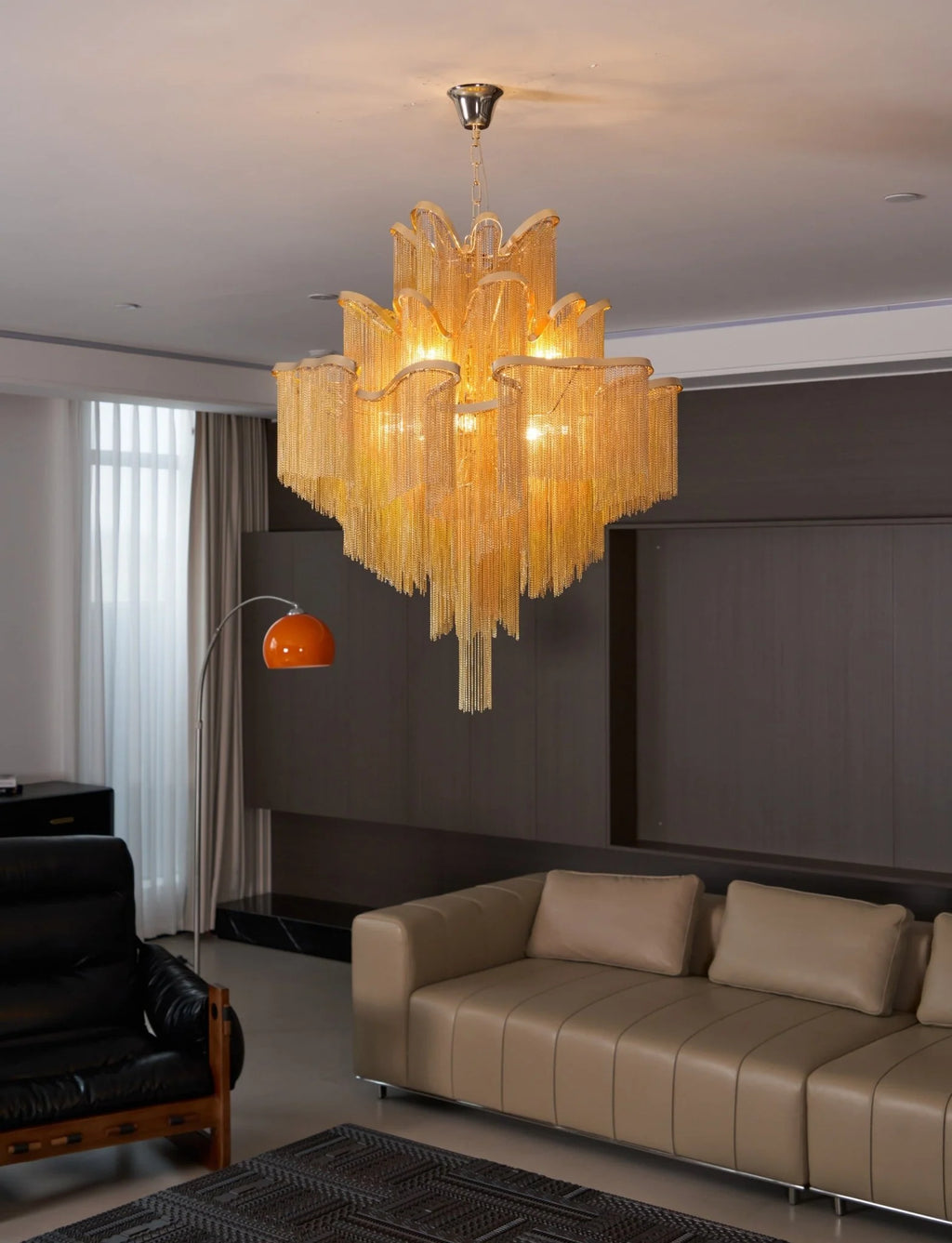 Stream Chain Chandelier
