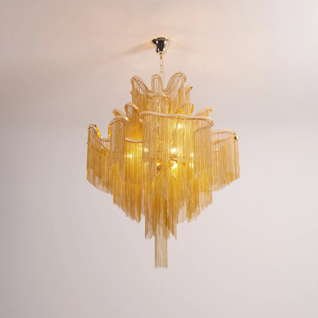 Stream Chain Chandelier