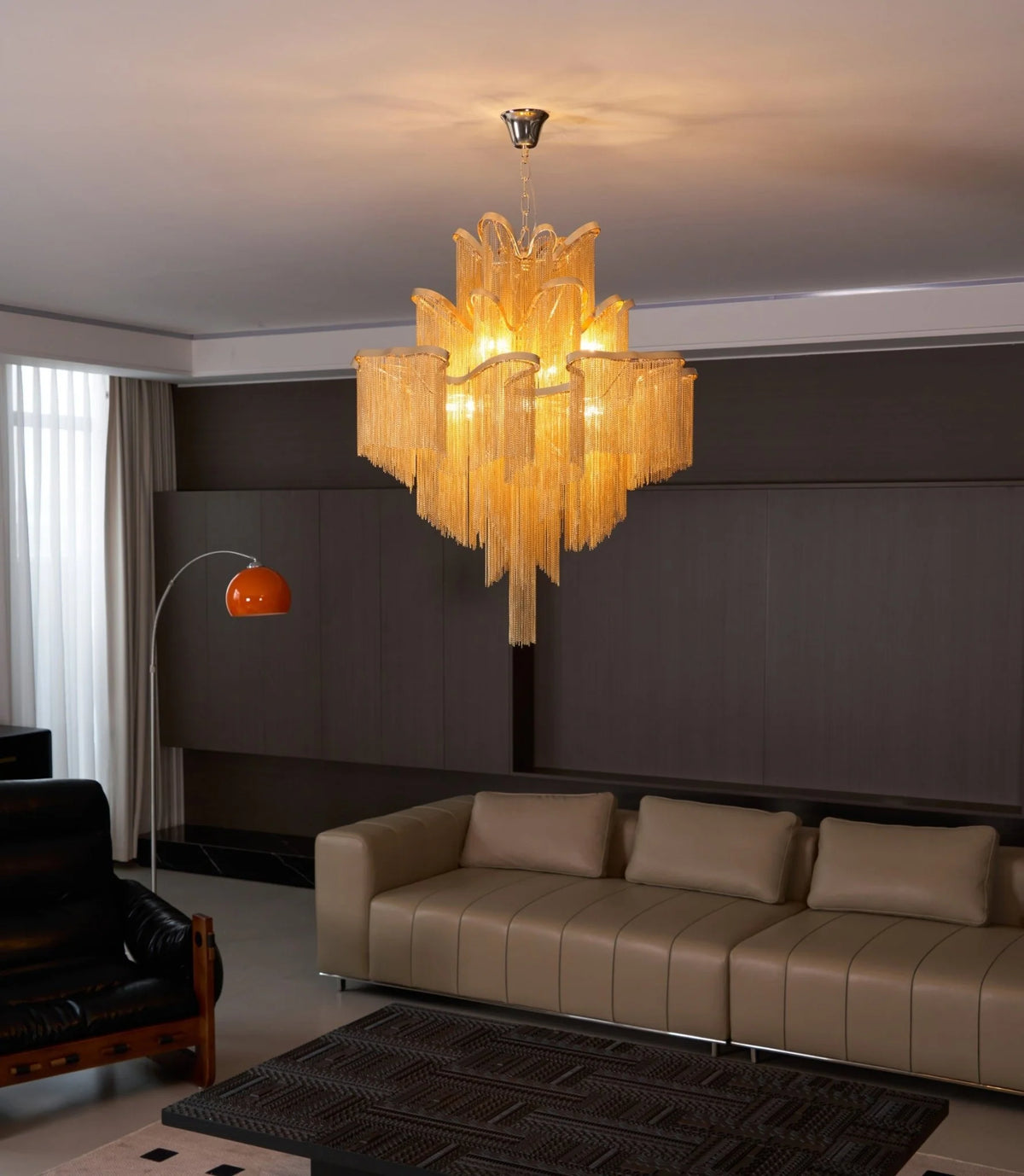 Stream Chain Chandelier
