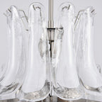 White Cloud Glass Petals Chandelier