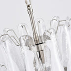 White Cloud Glass Petals Chandelier