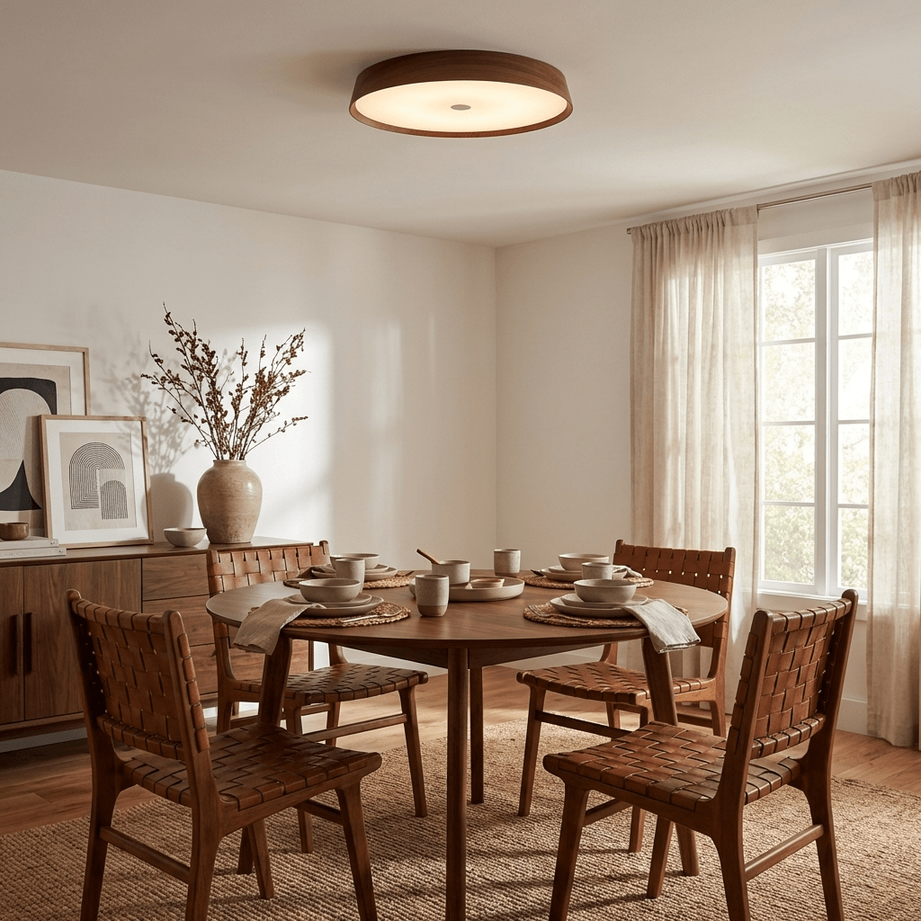 Lunara Wooden Ceiling Light
