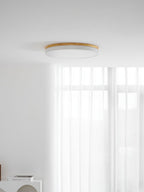 Zara Circular Wood Ceiling Lamp