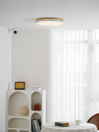 Zara Circular Wood Ceiling Lamp