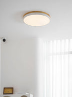 Zara Circular Wood Ceiling Lamp