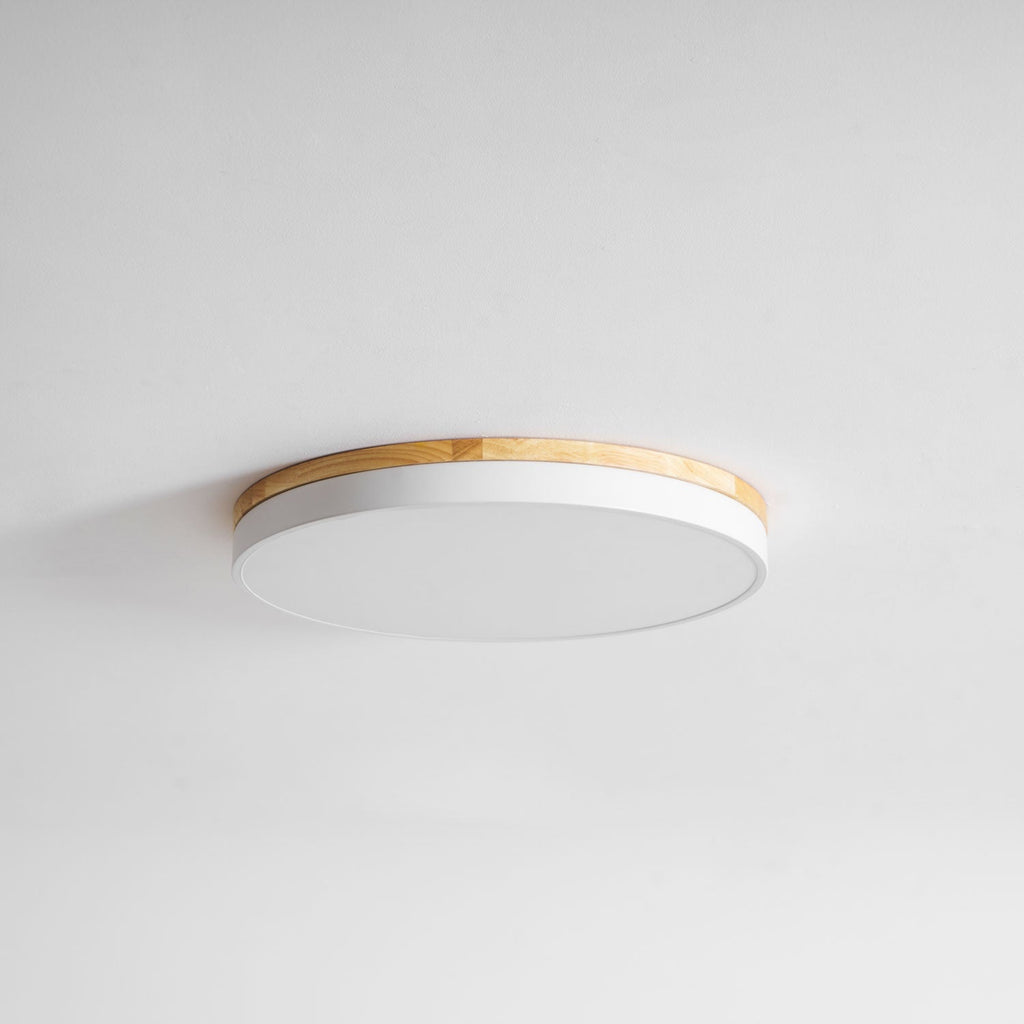 Zara Circular Wood Ceiling Lamp