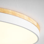 Zara Circular Wood Ceiling Lamp