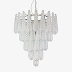 Glass Droplet Chandelier