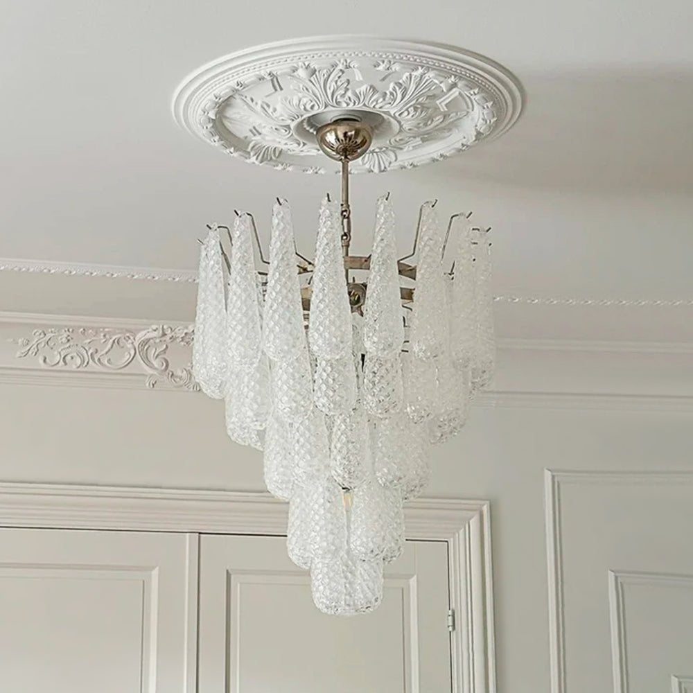 Glass Droplet Chandelier