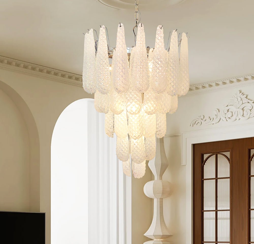 Glass Droplet Chandelier
