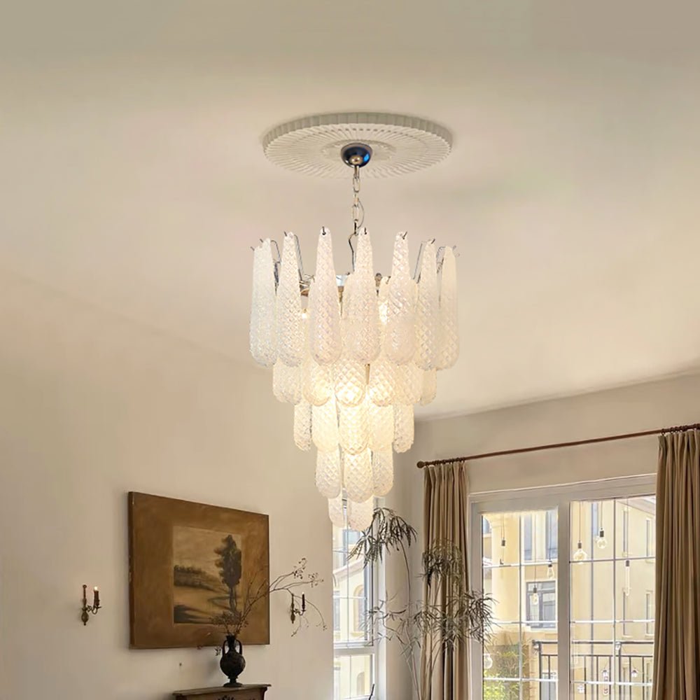 Glass Droplet Chandelier