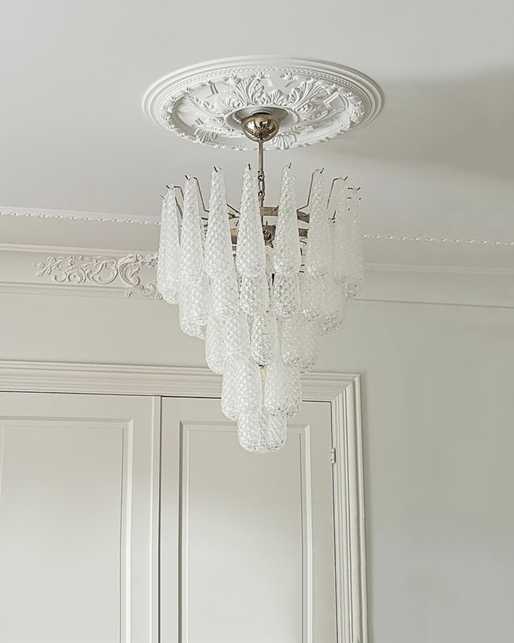 Glass Droplet Chandelier
