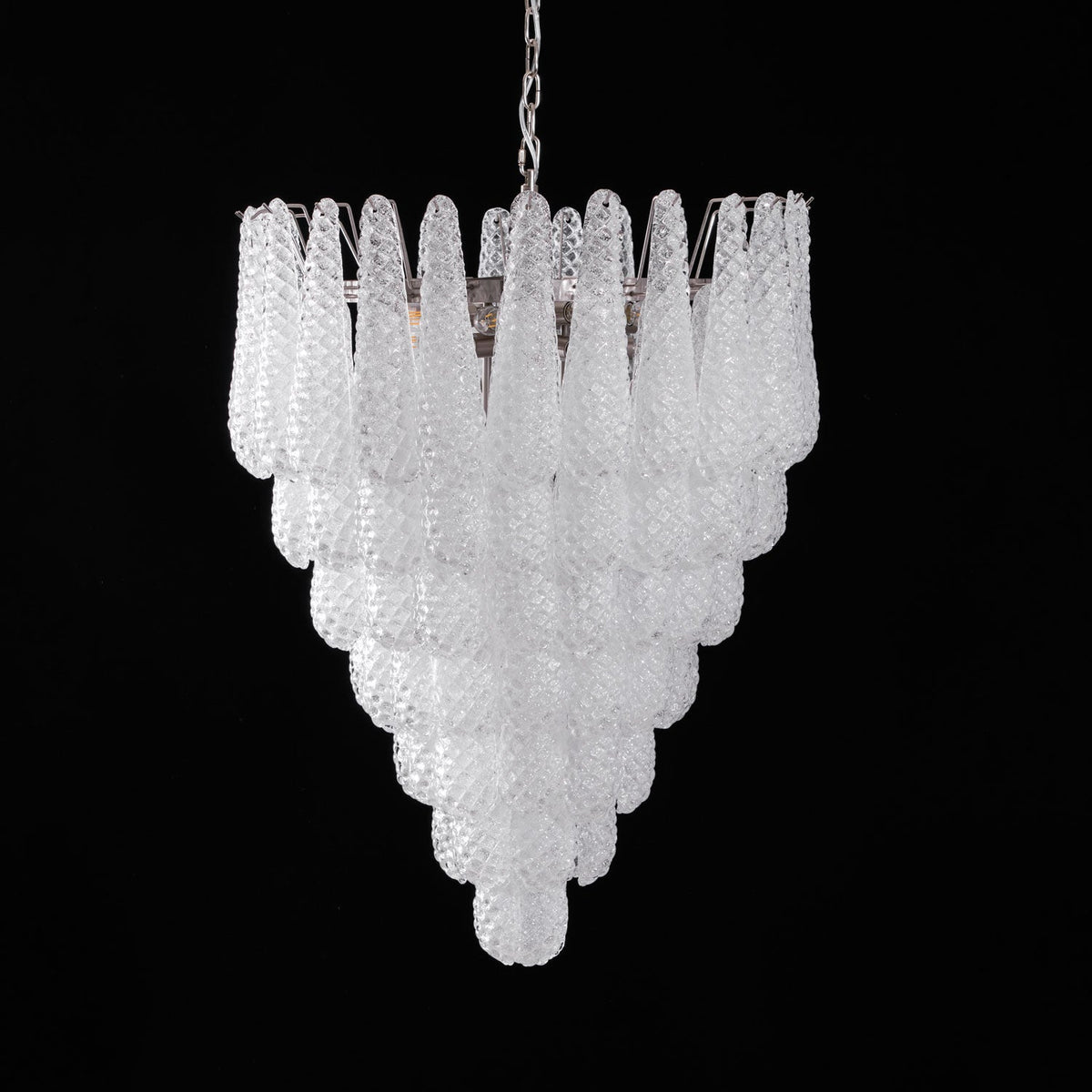 Glass Droplet Chandelier