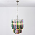 Prismatic Glass Colorful Chandelier