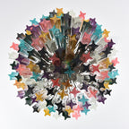 Prismatic Glass Colorful Chandelier