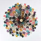Prismatic Glass Colorful Chandelier