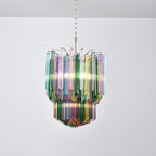 Prismatic Glass Colorful Chandelier
