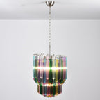 Prismatic Glass Colorful Chandelier