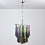 Prismatic Glass Colorful Chandelier