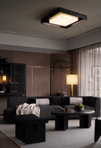 Kurin Wood Frame Ceiling Light