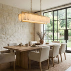 Solstice Bar Alabaster Chandelier