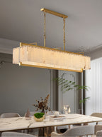 Solstice Bar Alabaster Chandelier