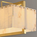 Solstice Bar Alabaster Chandelier