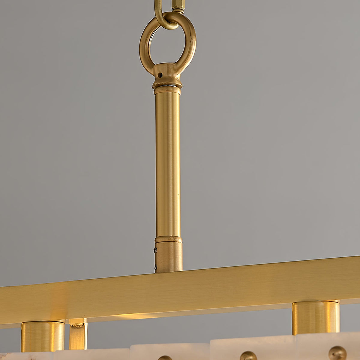 Solstice Bar Alabaster Chandelier