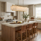 Solstice Bar Alabaster Chandelier