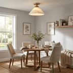 Aveline Alabaster Cone Flush Mount