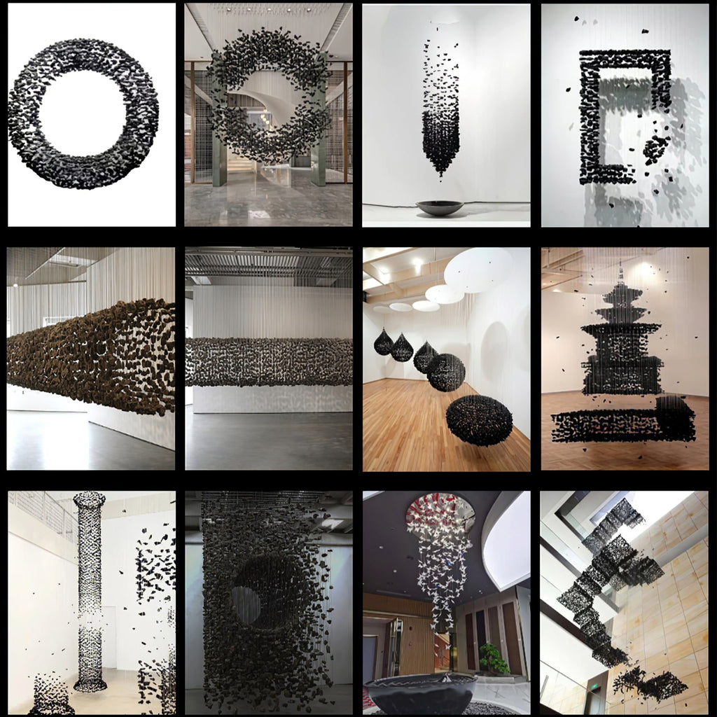Charcoal Halo LED Chandelier