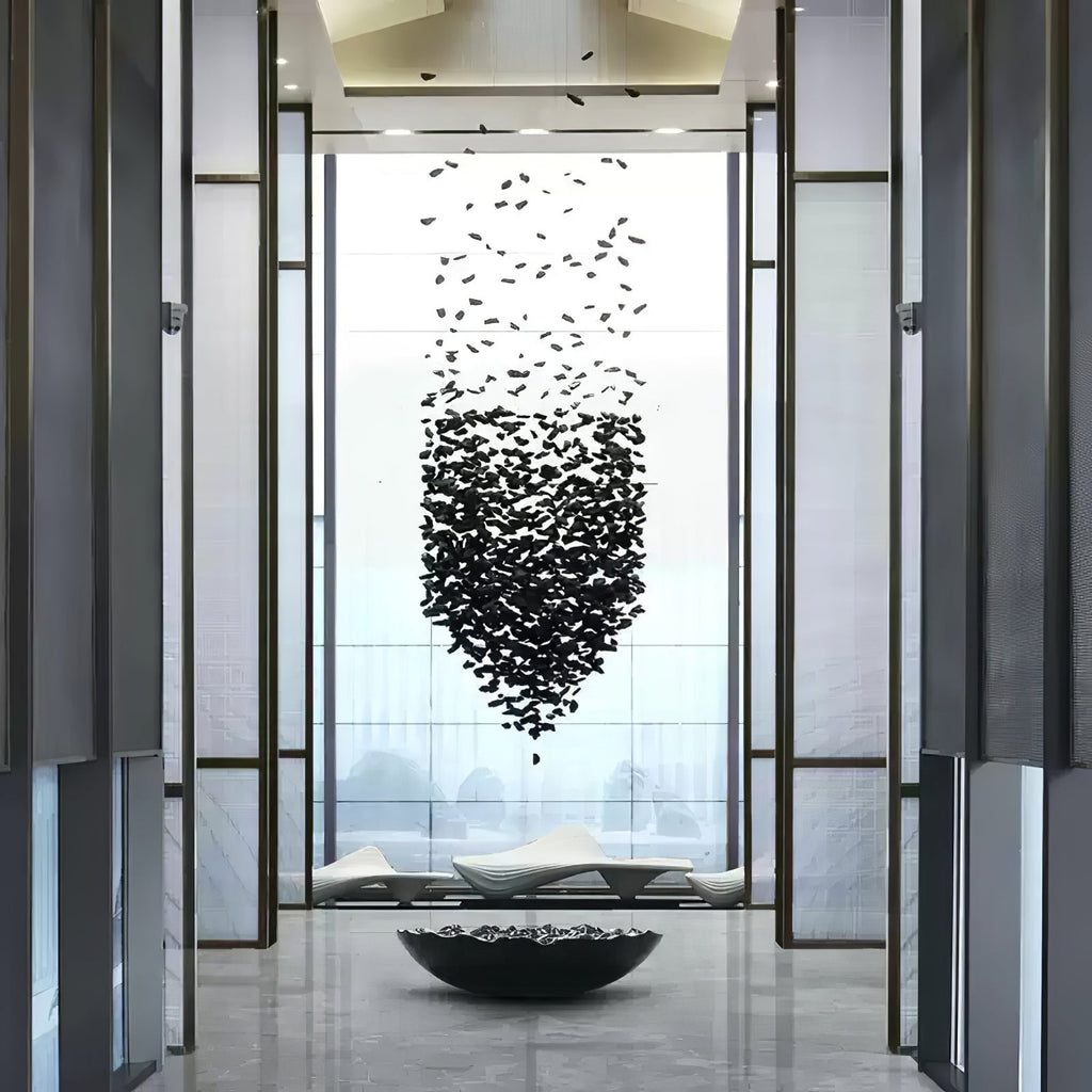 Charcoal Halo LED Chandelier