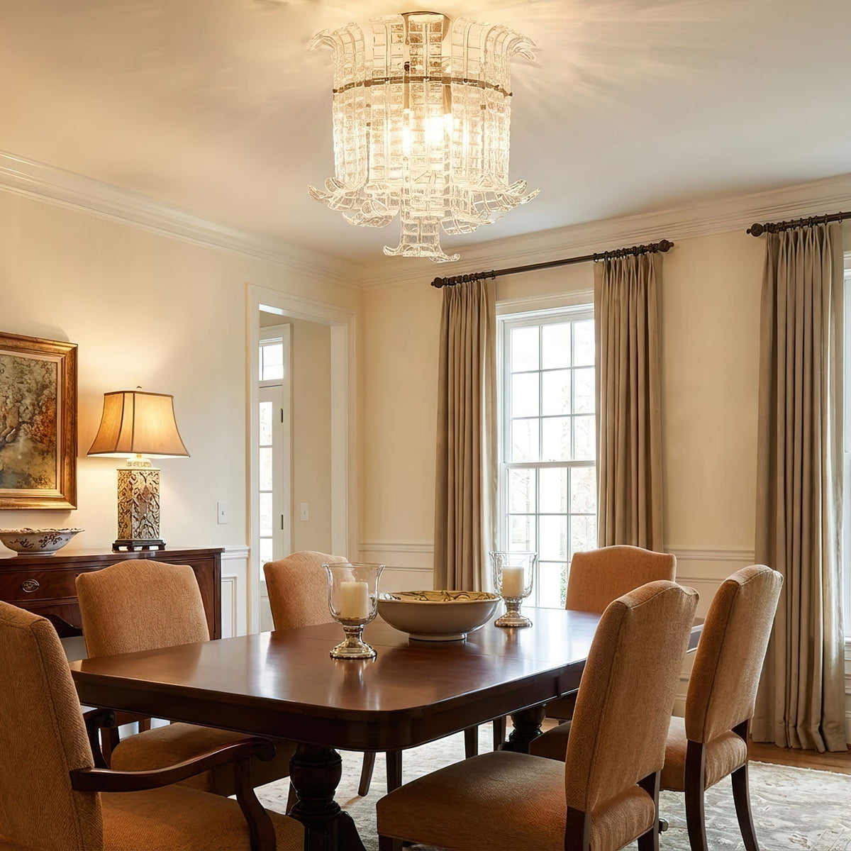 Calista Glass Ceiling Lamp