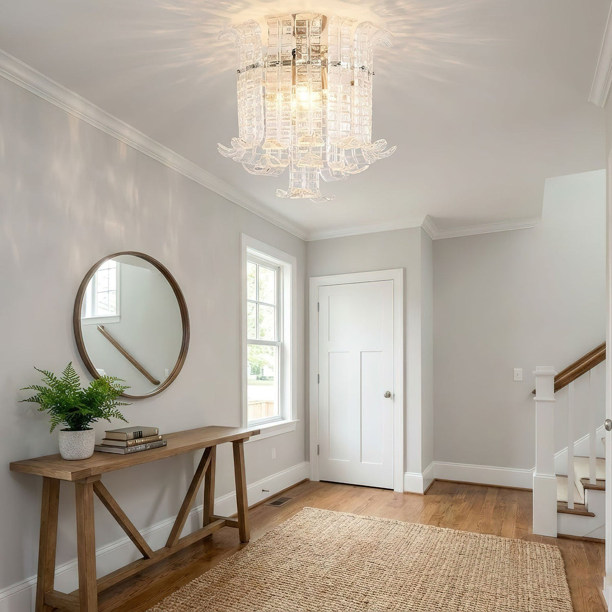 Calista Glass Ceiling Lamp