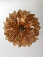 Amber Leaf Cascade Chandelier
