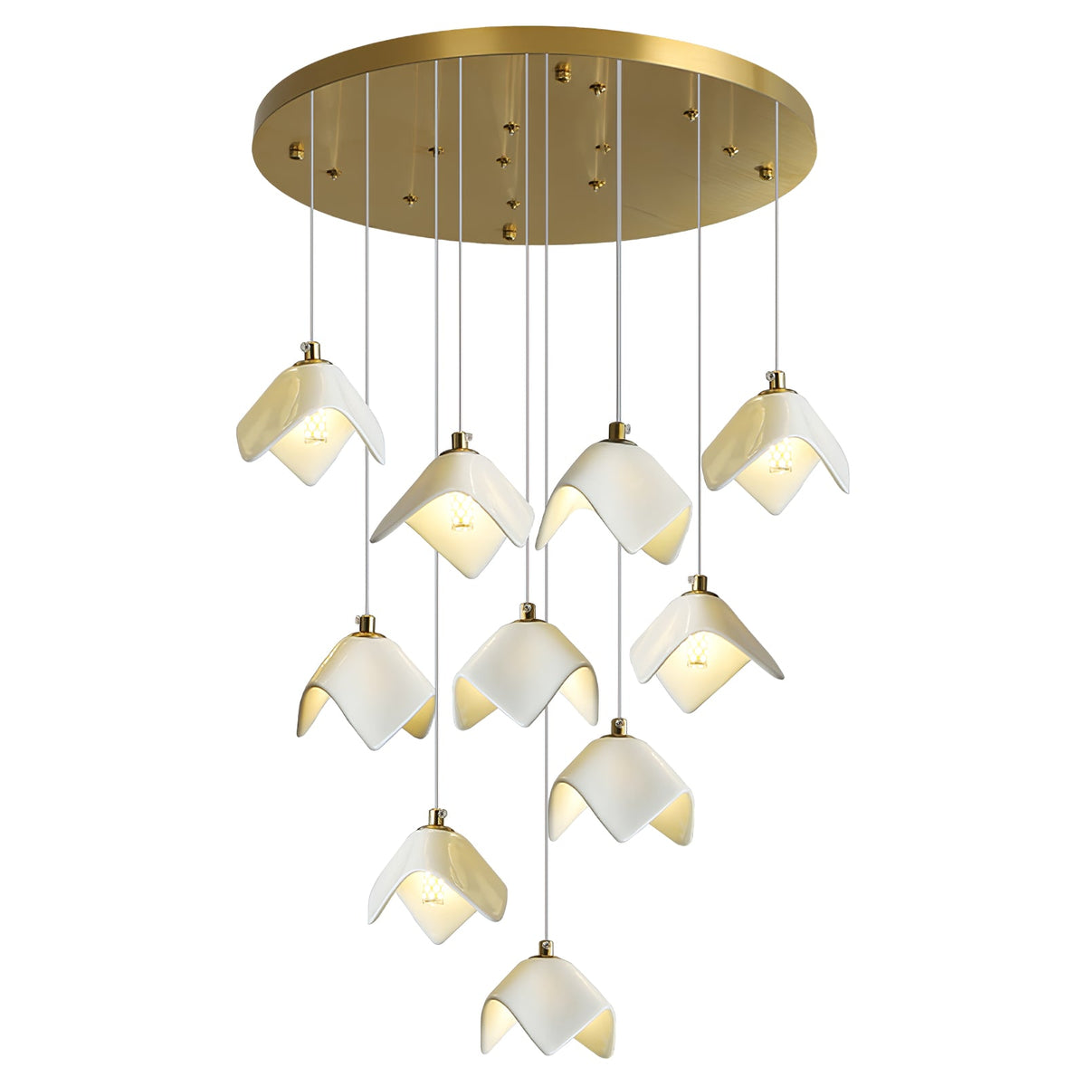 Orlani Cascade Stairs Chandelier