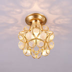 Golden Bloom Ceiling Light