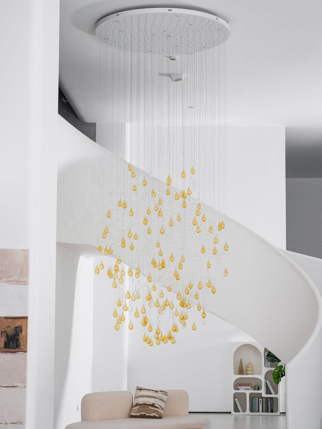 Droplets Sculpture Chandelier
