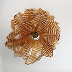 Rosalind Glass Amber Chandelier