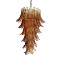 Rosalind Glass Amber Chandelier