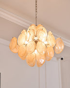 Aurelia Apricot Glass Chandelier