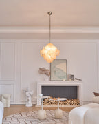 Aurelia Apricot Glass Chandelier