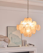 Aurelia Apricot Glass Chandelier
