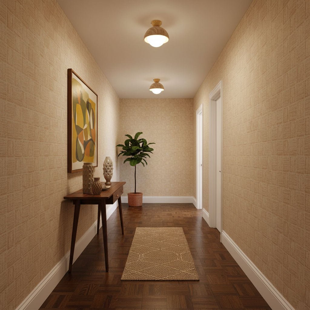 Flore Travertine Bud Ceiling Light